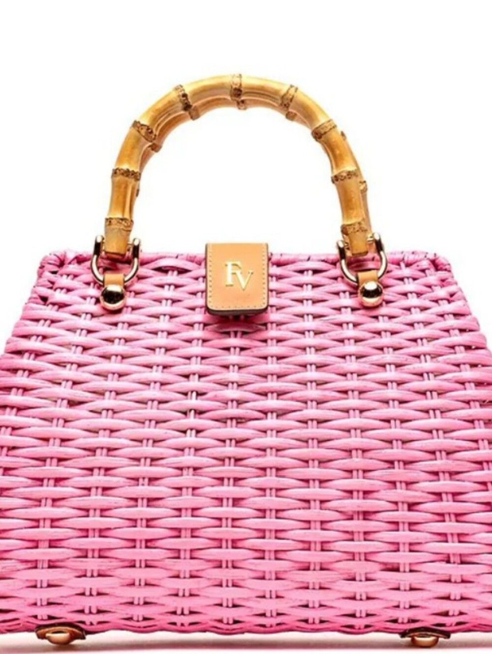 Baby Raspberry Pink Color Bags | Frances Valentine Rooster Wicker Basket Satchel Bag Pink | Poshmark